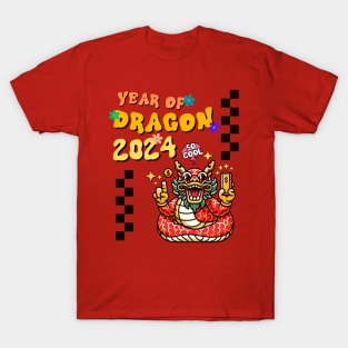 Prosperous 2024 - Year of the Dragon Celebration Tee T-Shirt